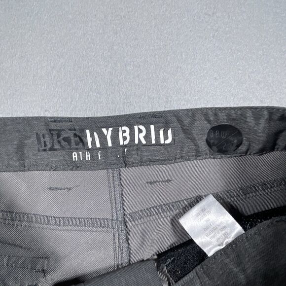BKE Buckle Cargo Hybrid Shorts Mens 30 Grey Athletic Fit Flat Front‎ Pockets 10" - Picture 8 of 11